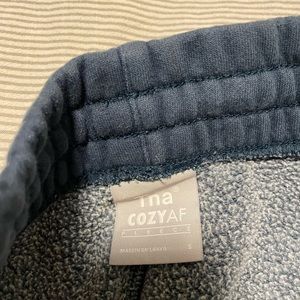 TNA Cozy AF boyfriend sweatpants